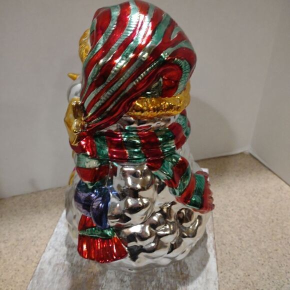 Hand Painted Ceramic Snowman - Picture 6 of 6